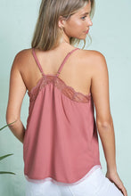Load image into Gallery viewer, Lace Trimmed Racerback
